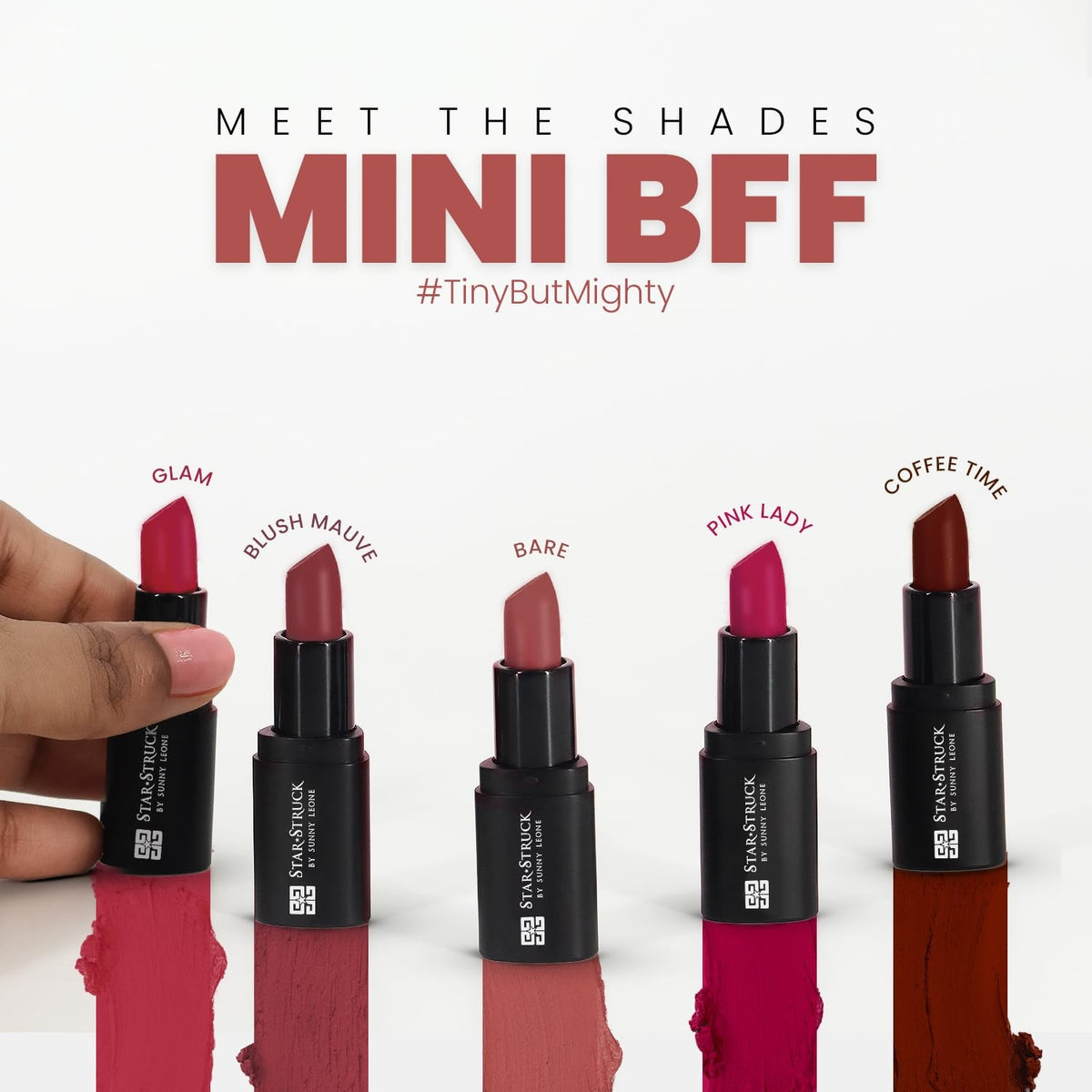 Mini Matte Lipstick Coffee Time 1.6g - Long Lasting & Nourishing