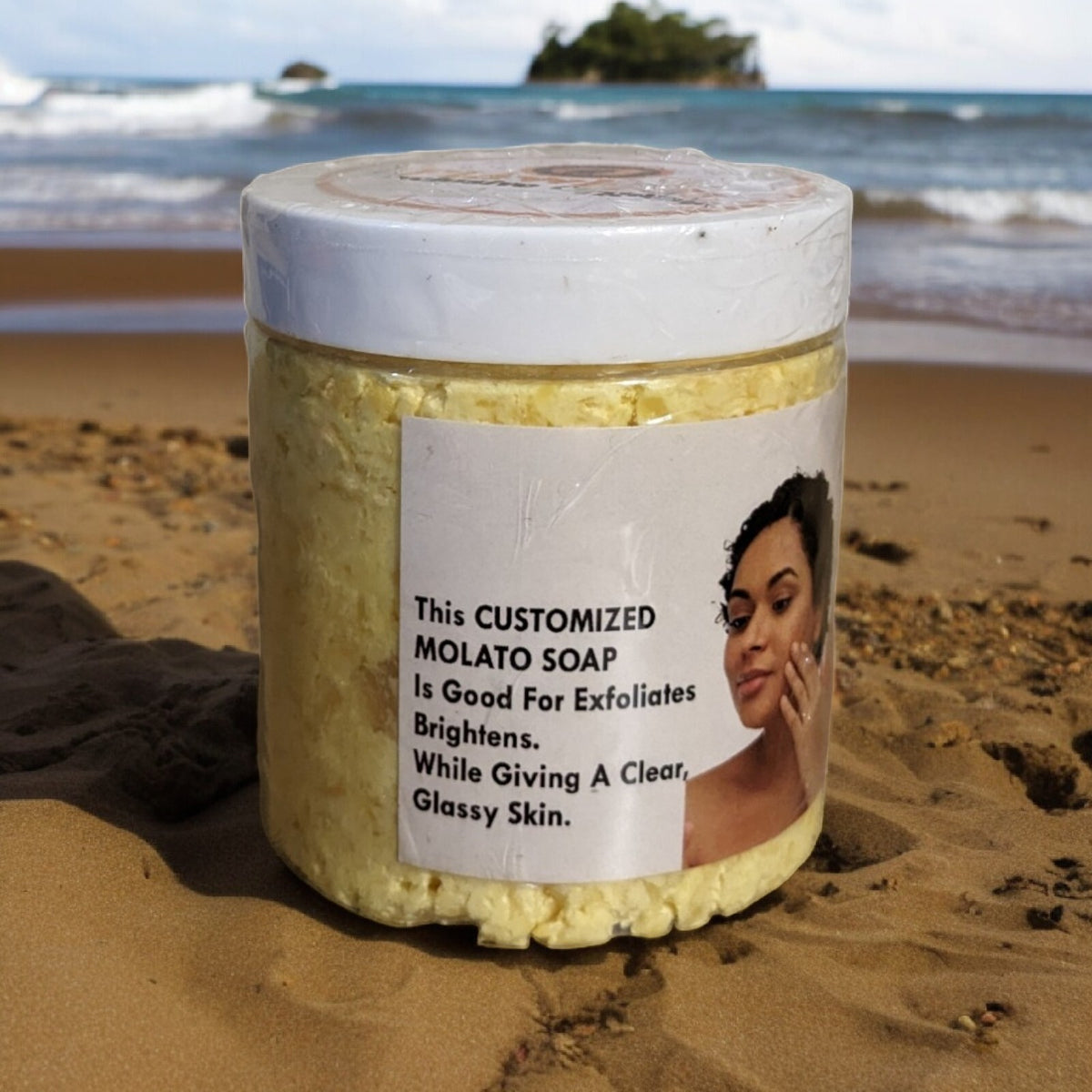 Organic Hand Made Body Soap 500g - Exfoliating Brightening Skin Care