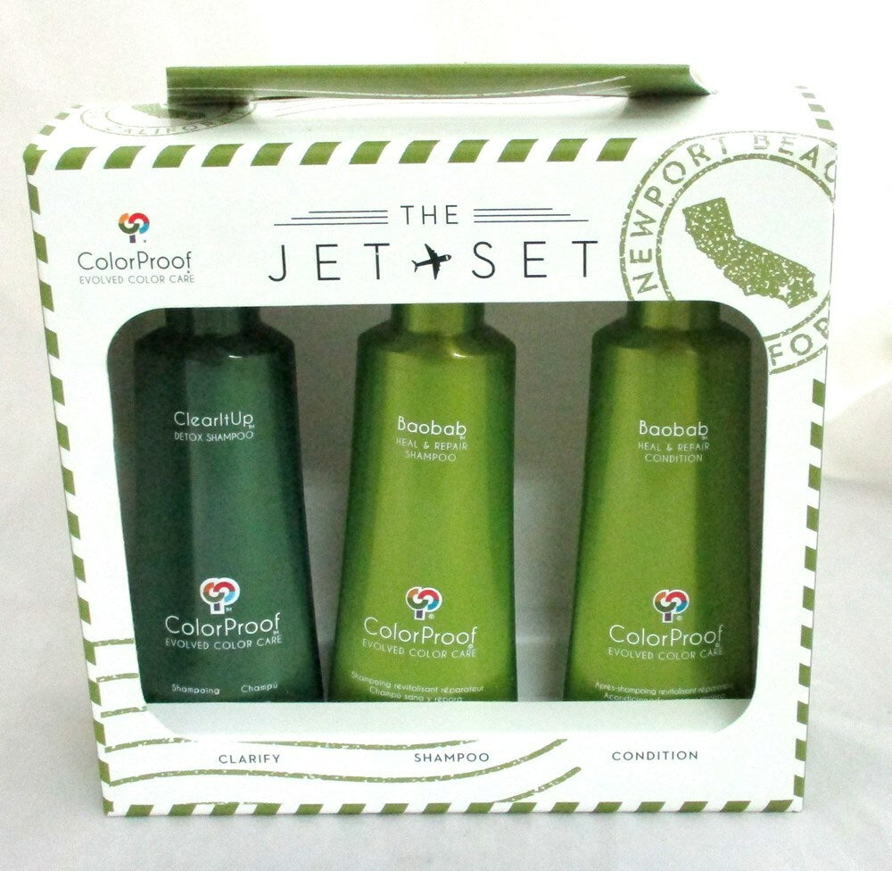 Travel Shampoo and Conditioner Set - Baobab & Detox Hair Care Kit