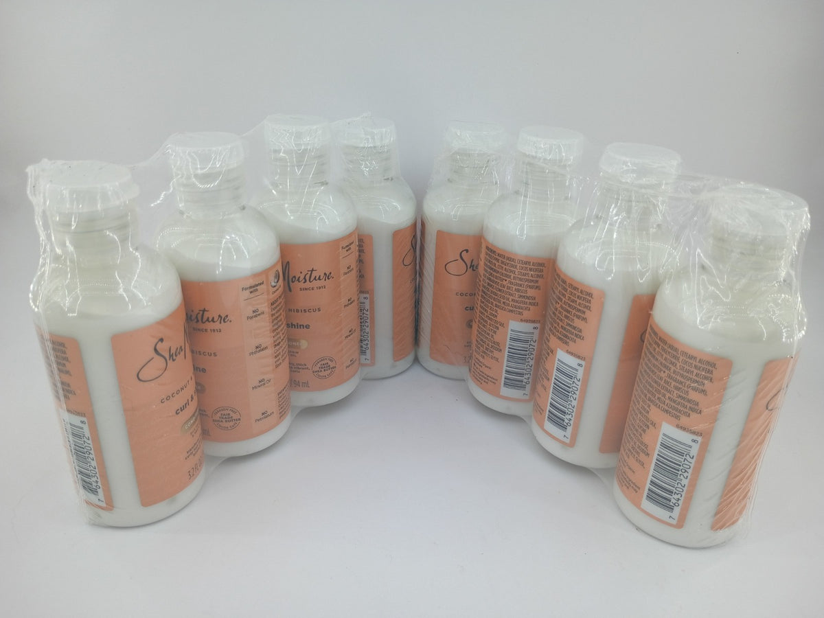 SheaMoisture Coconut Hibiscus Curl & Shine Conditioner for Thick Curly Hair 3.2oz Lot of 8