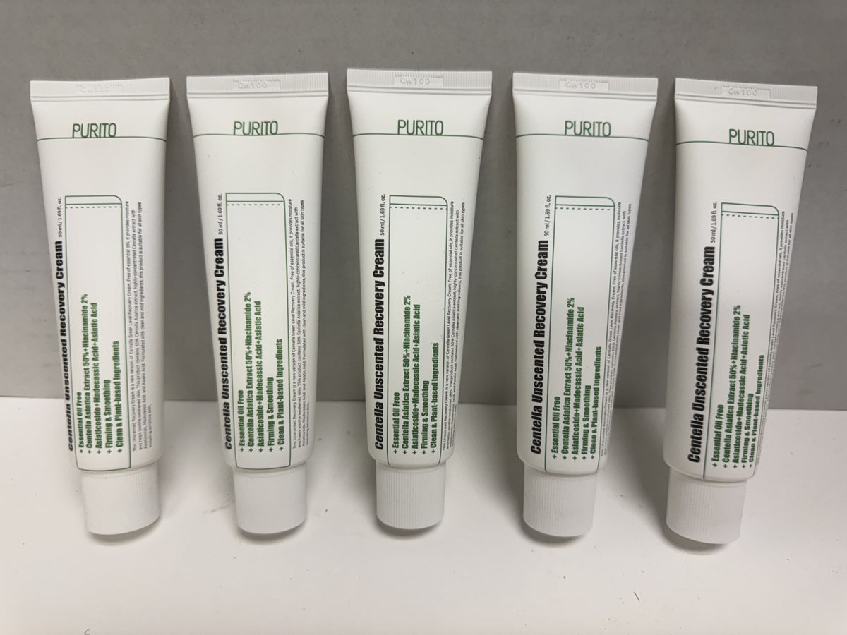 Centella Recovery Cream 50ml - 5 Pack Niacinamide Skincare