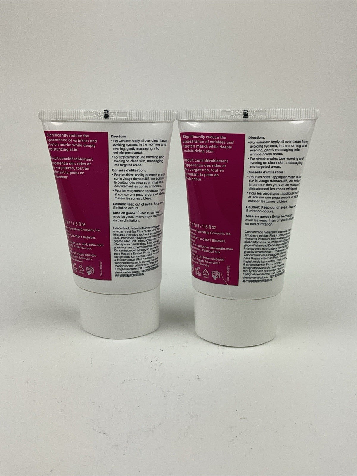 2 Pack Anti-Aging Face Moisturizer with Wrinkle-Reducing Formula - 1.6 oz Each