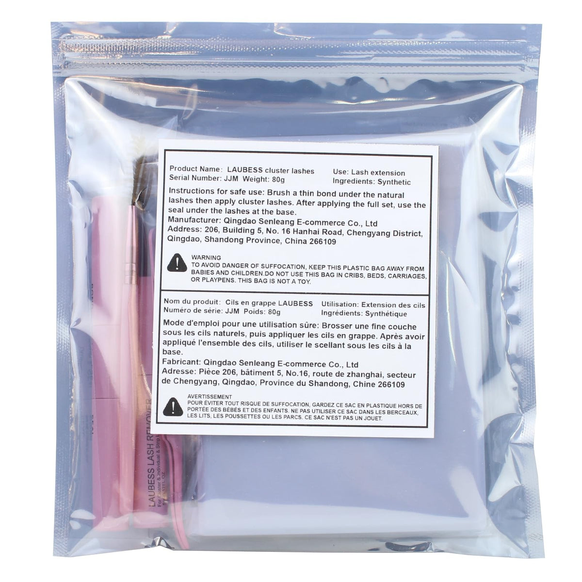 Lash Extension Kit 20D+40D Clusters with Bond & Seal for DIY Eyelash Extensions