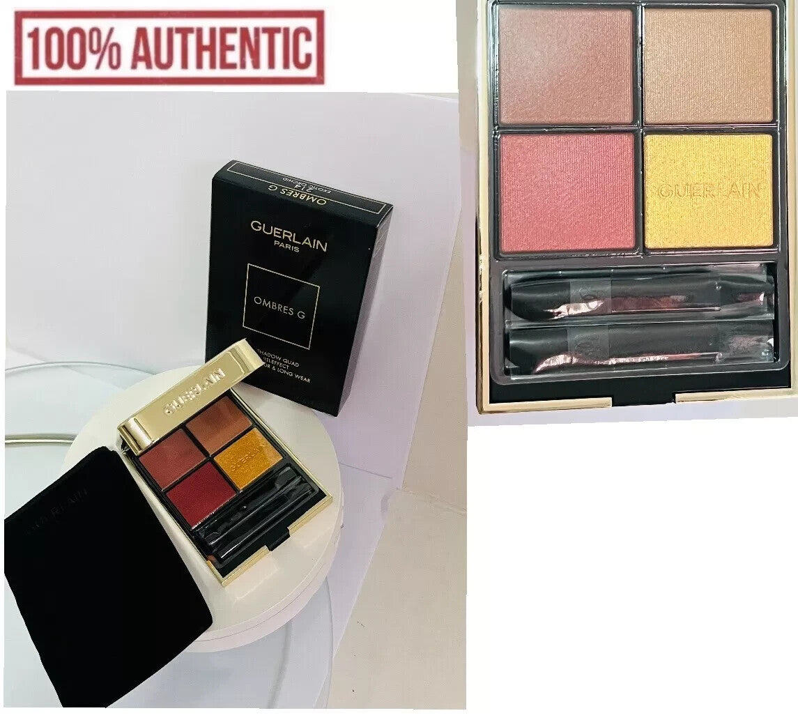 Guerlain Ombres G Eyeshadow Quad Exotic Orchid 4-Color Palette