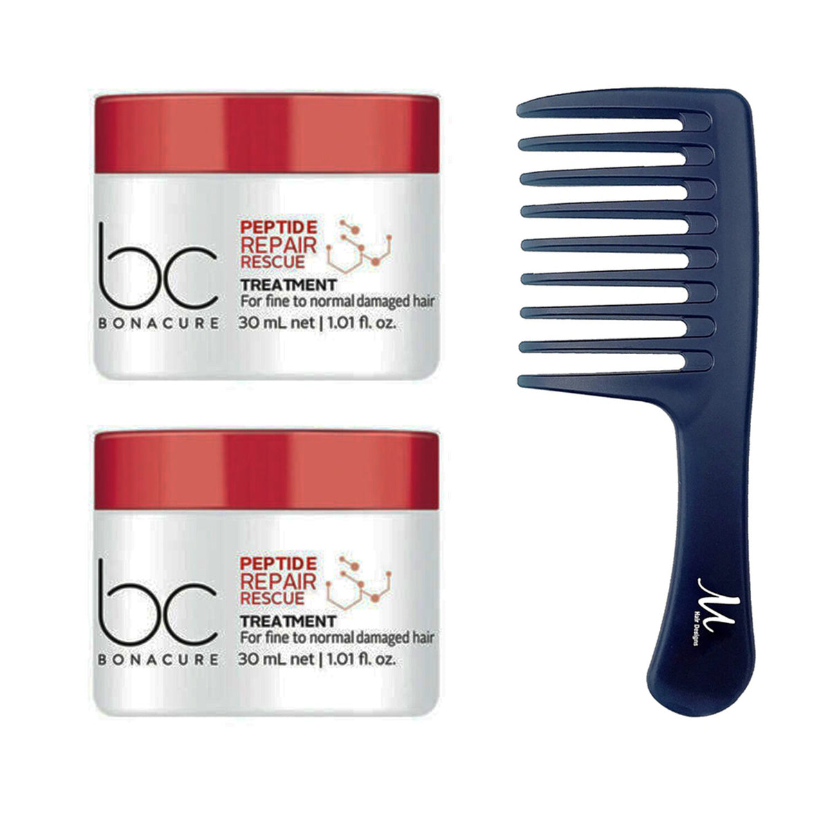 Schwarzkopf Peptide Repair Rescue Hair Treatment 30ml - Pack of 2