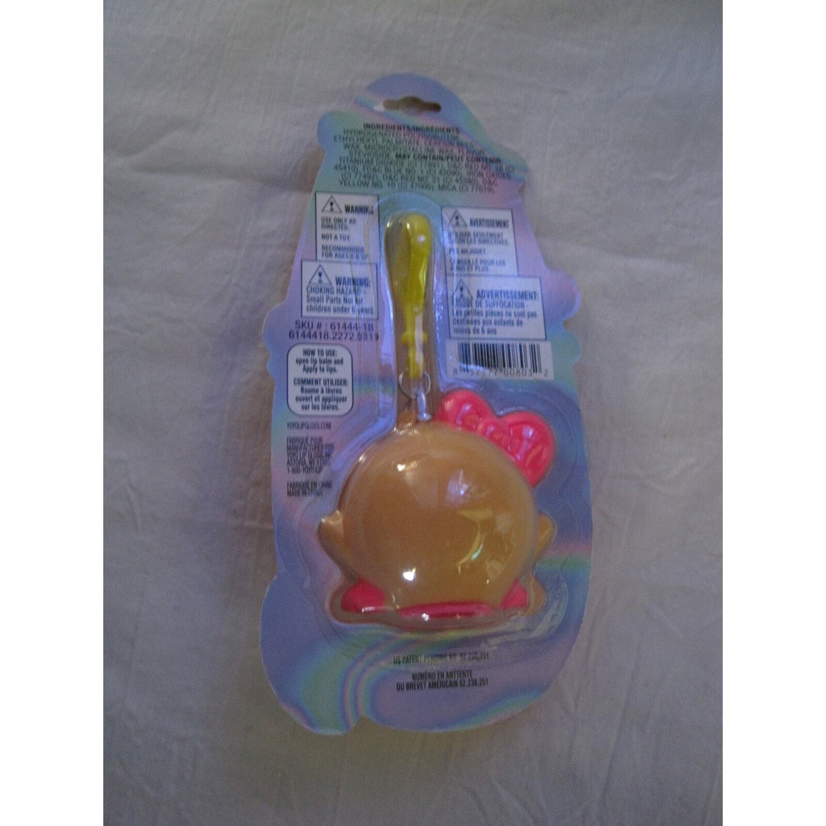 Kids Strawberry Lip Balm Squishy Toy Pods with Heart Collectibles