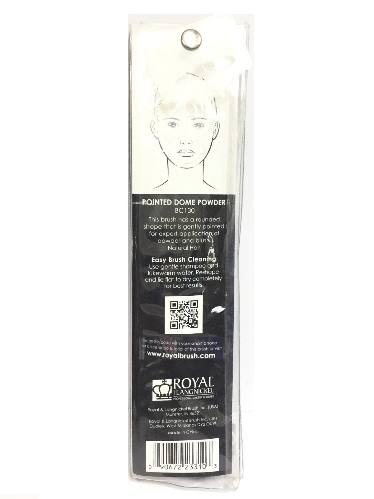Pointed Dome Powder Brush | Royal & Langnickel SILK BC130