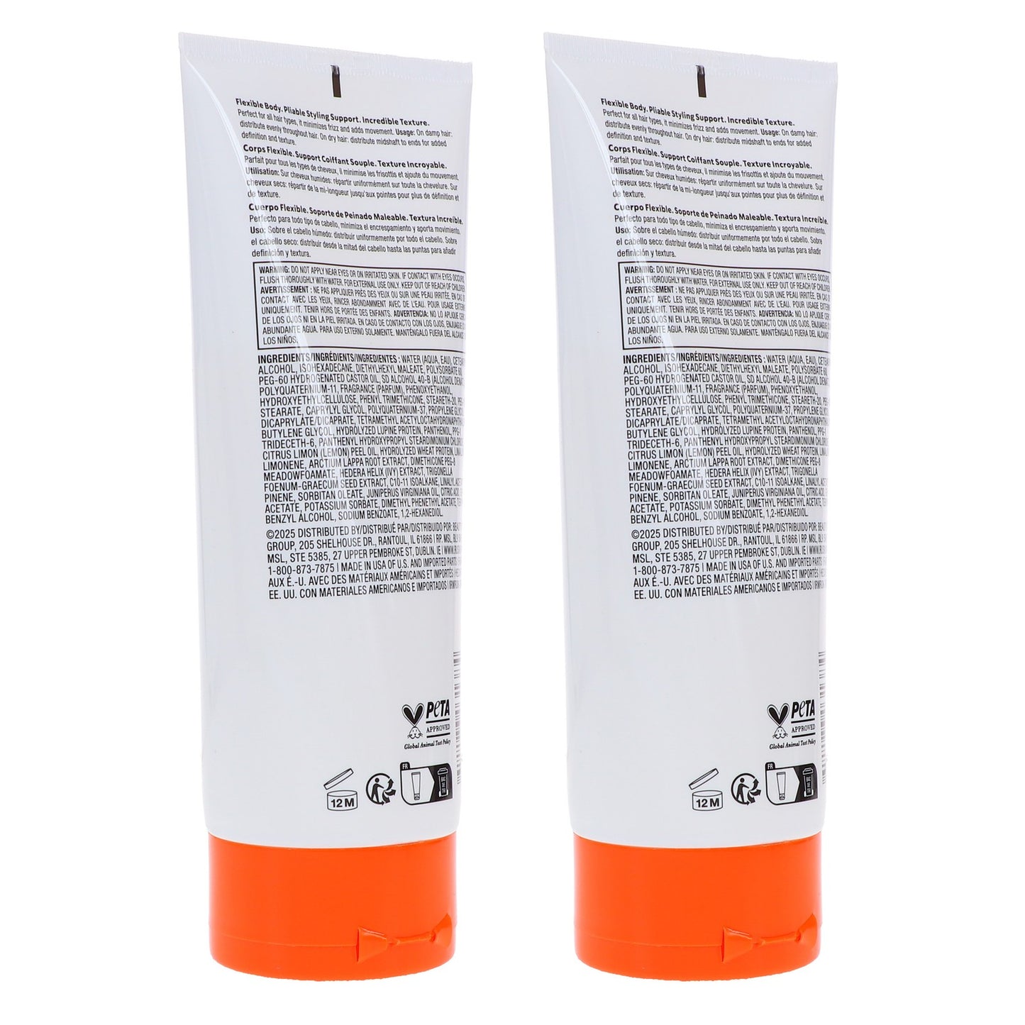 Rusk Wired Styling Cream 6 oz - 2 Pack for Flexible Hair Texture & Shine