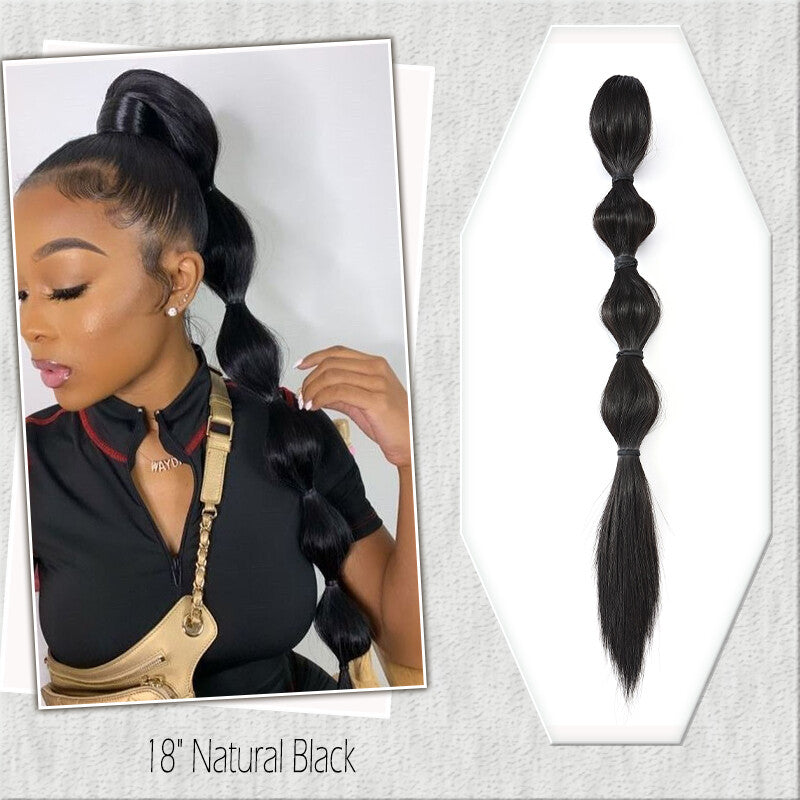 Fake Ponytail Clip-In Hair Extension Thick Natural Look 14 Inches