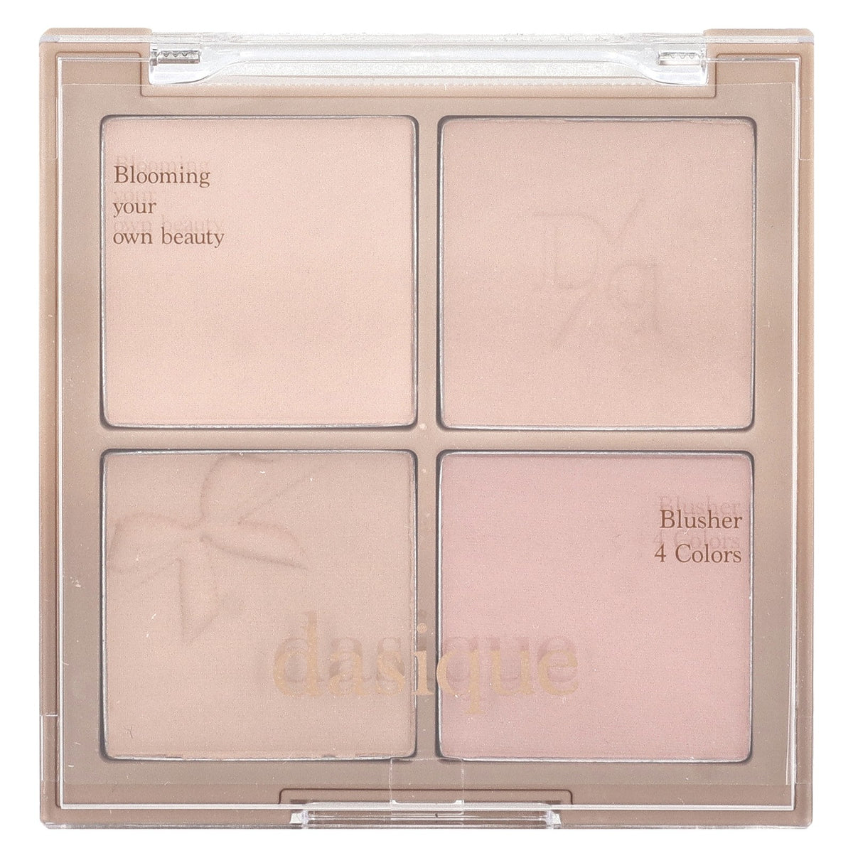 Vegan Nut Blush Palette - 4 Warm Nutty Shades for Cheek & Face