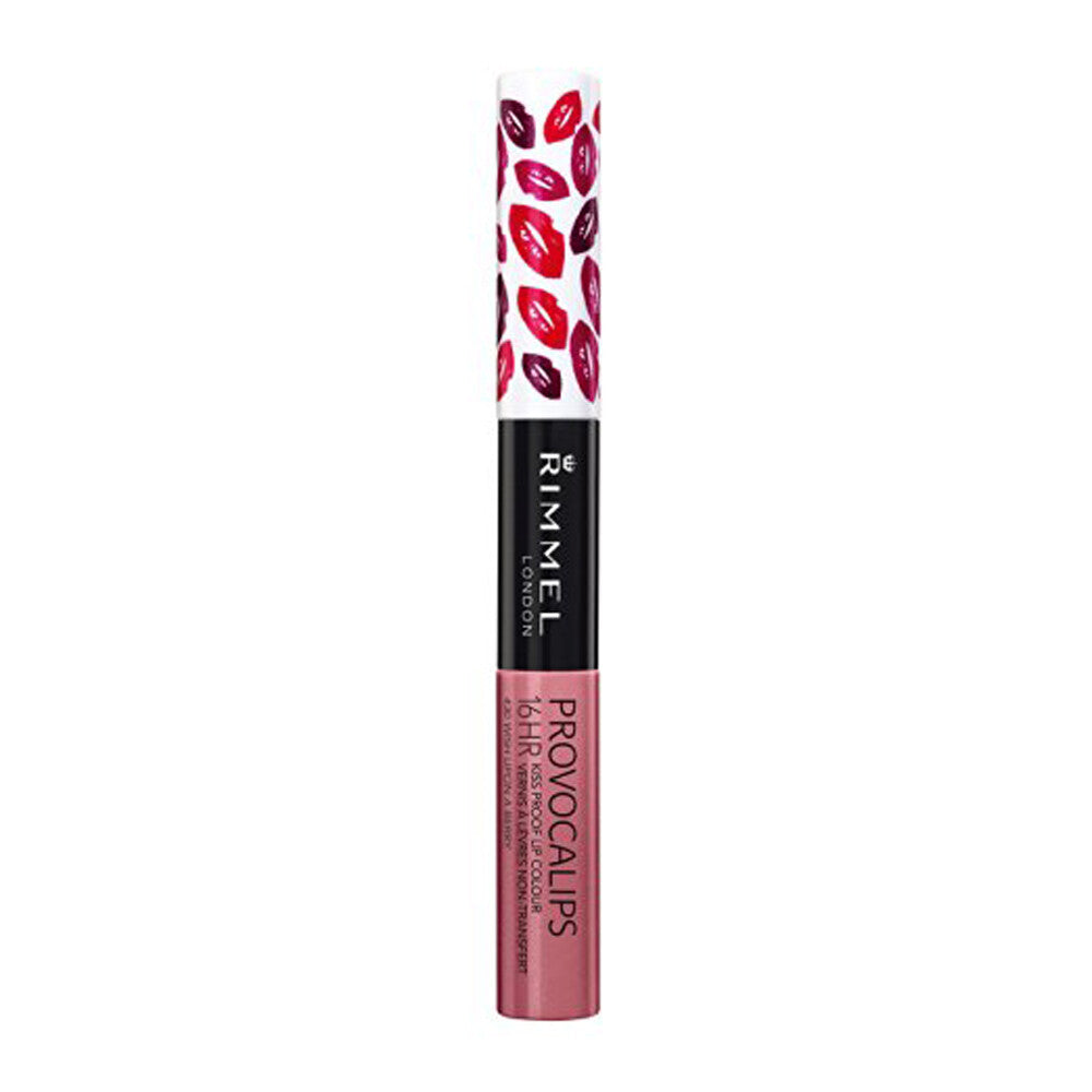 Lip Stain Set - Long-Lasting Lip Color & Moisturizing Topcoat - 2 Pack