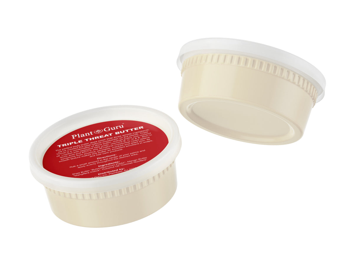 Triple Threat Body Butter - Shea, Mango & Coconut, 8 oz