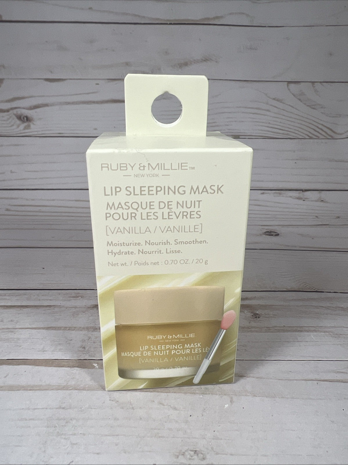 Vanilla Lip Sleeping Mask with Spatula - Hydrating & Nourishing 0.7oz