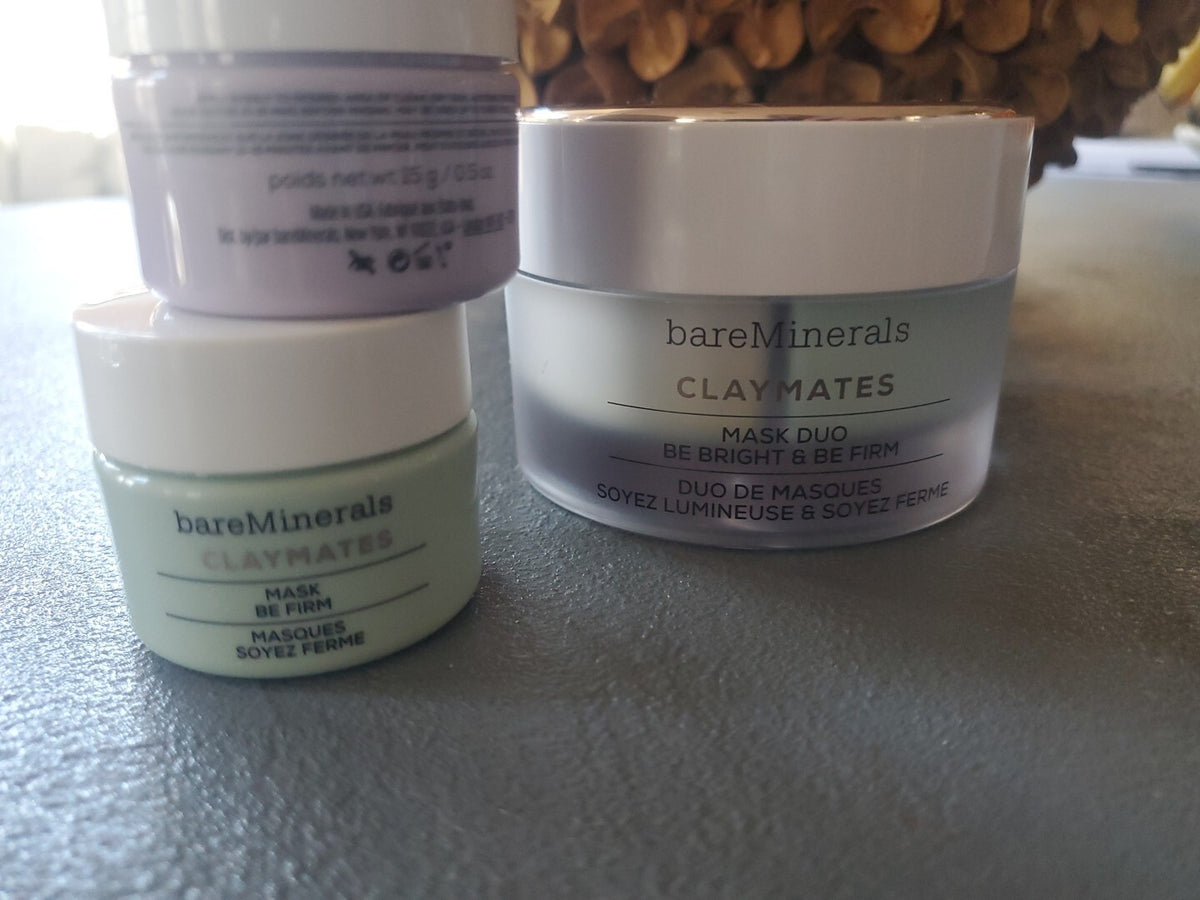 Claymates Mask Duo - Be Pure & Be Dewy 2.04oz