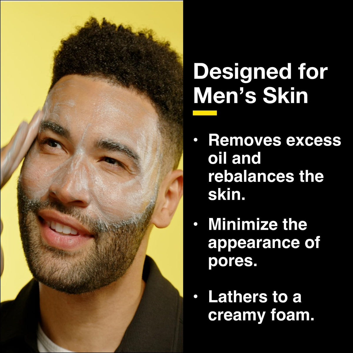 Men's Charcoal Face Wash & Hydrating Moisturizer Duo - 1.7 Oz Pack of 2
