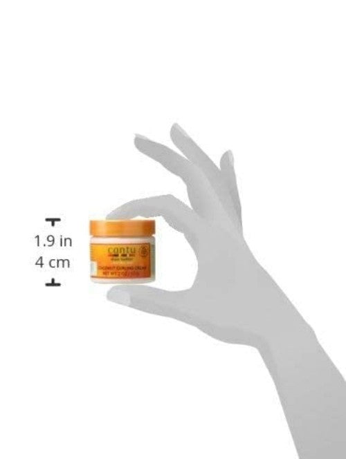 Natural Shea Butter Coconut Curl Cream - 2 Oz Hydrating & Defining Hair Treatment