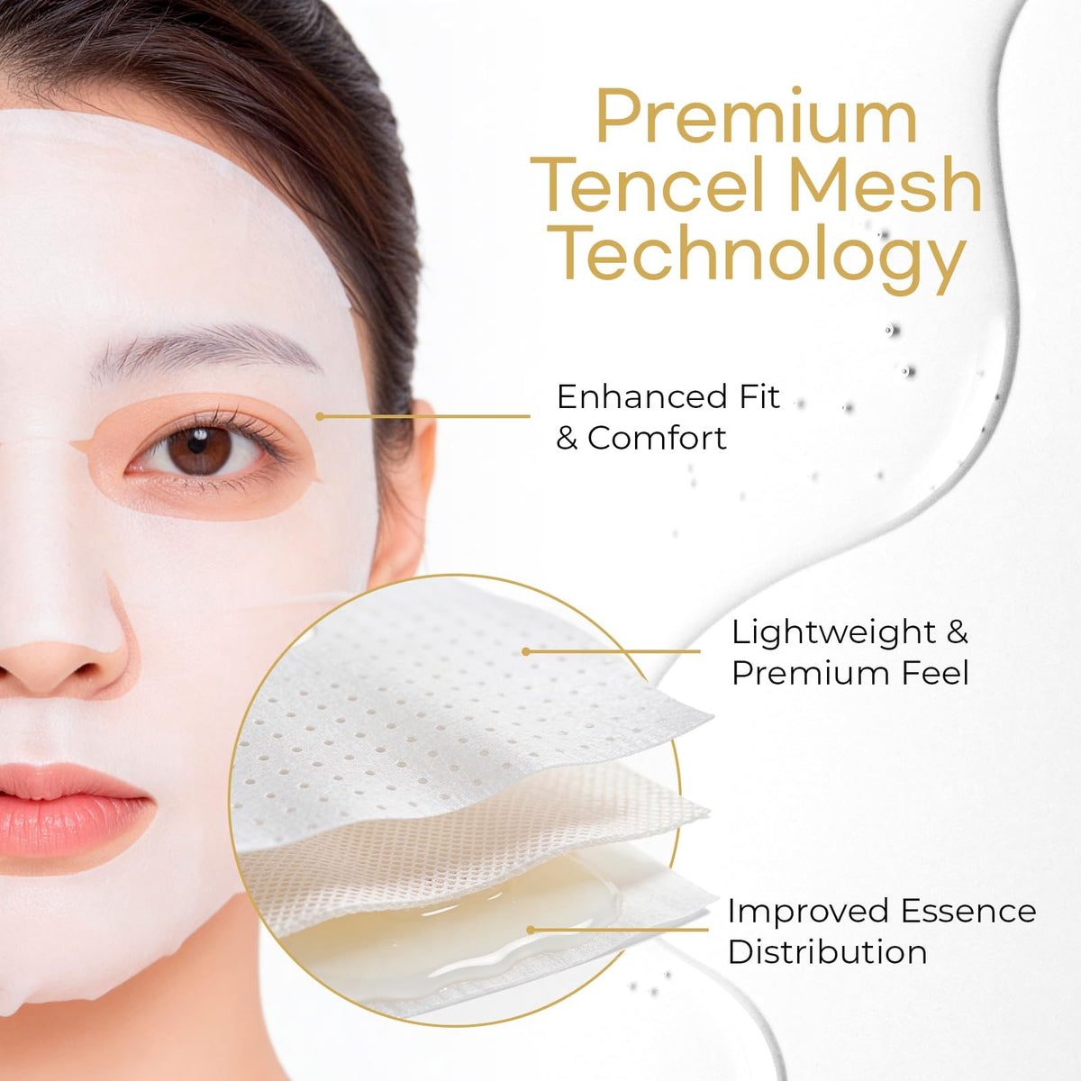 Collagen Face Mask Sheet Set - 10 Pack, 5 Varieties