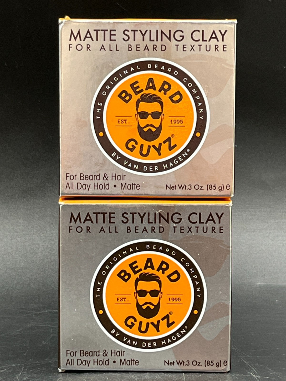 Beard Styling Clay with Kaolin for All-Day Hold - Matte Finish, 3 oz