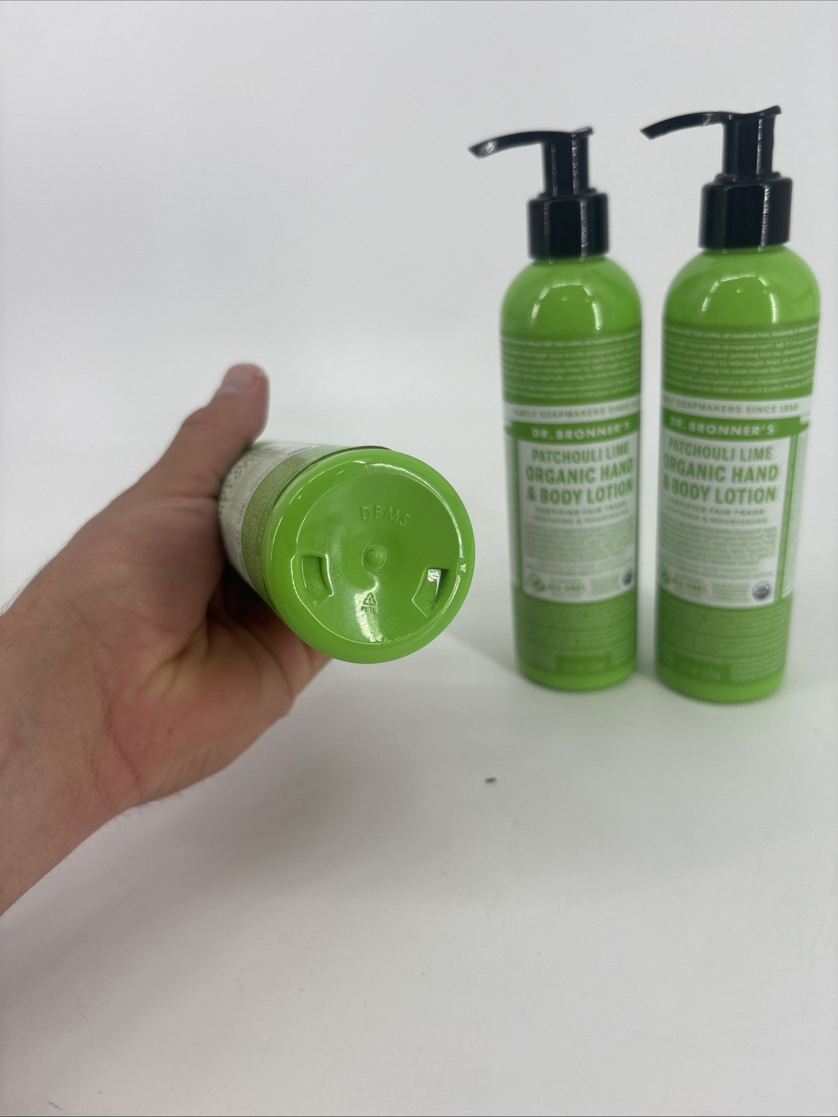 Dr. Bronner's Organic Hand & Body Lotion Patchouli Lime 8oz - 3 Pack