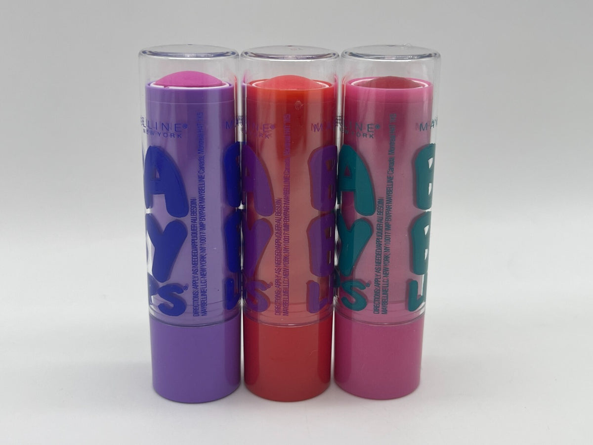 Lip Balm Set - Winter Flush Pink Wishes Ruby Star 3 Pack