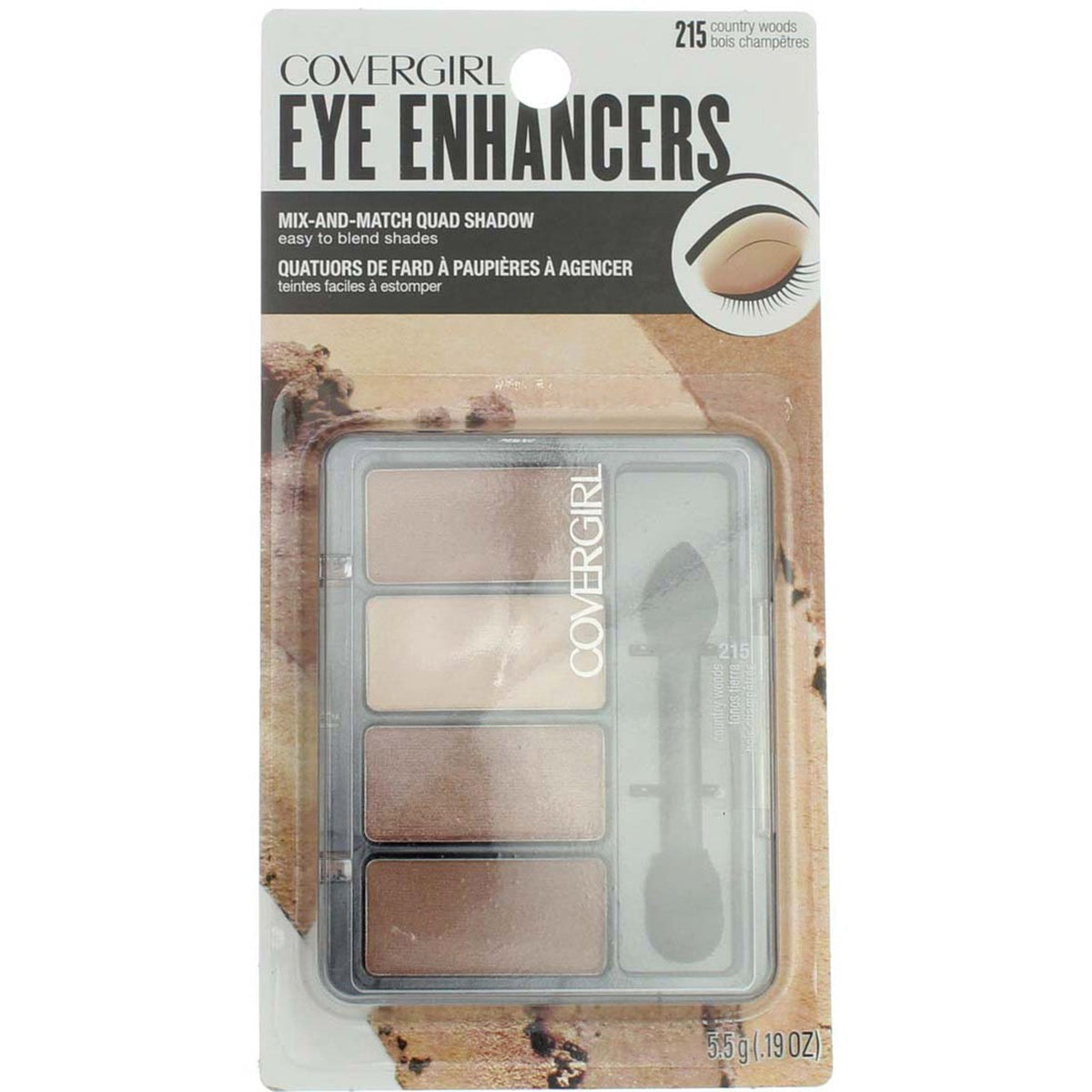 CoverGirl Mix-N-Match Quad Eyeshadow Palette - Country Woods 215
