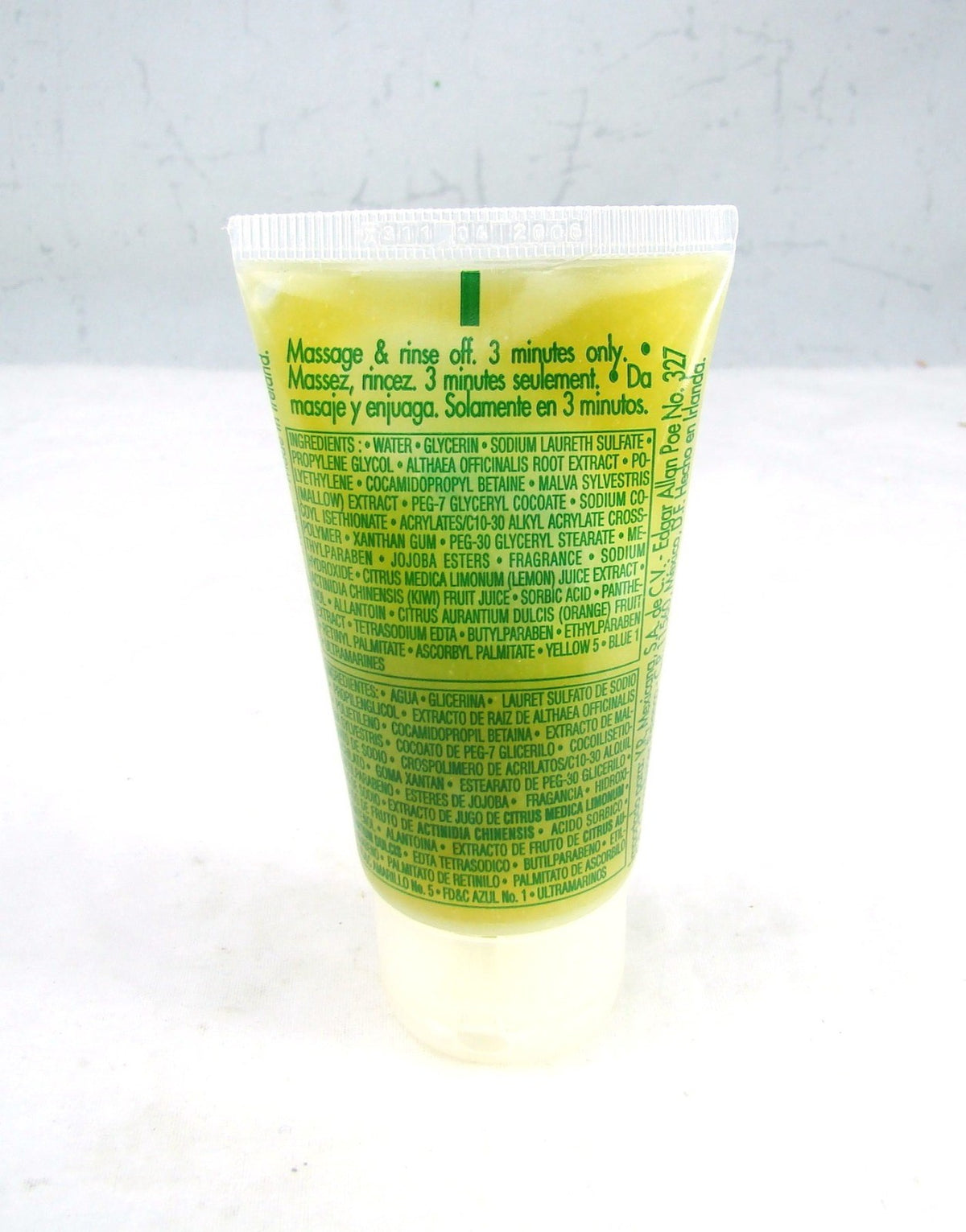Yves Rocher 3 Minutes KIWI EXTRACT Aqua Exfoliant 50 ml., 1.7 oz. NEW