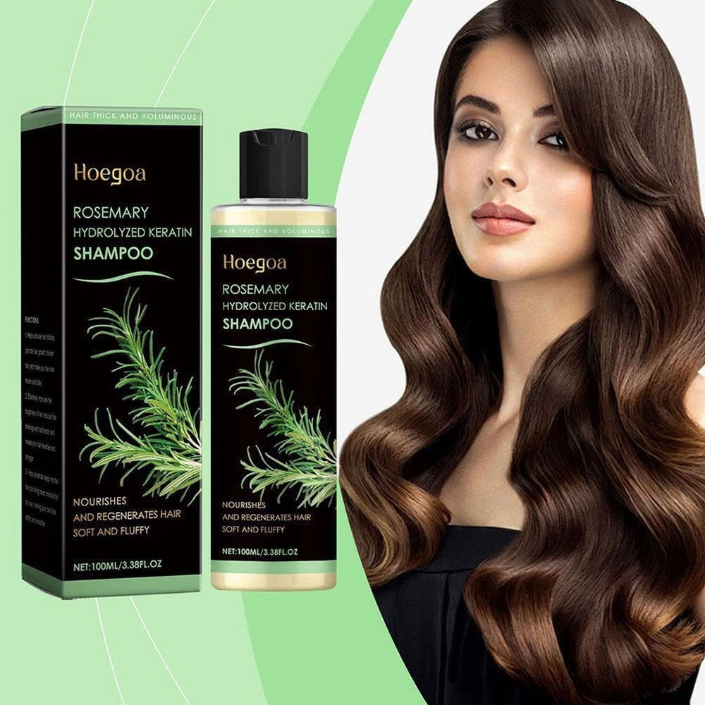 Rosemary Hair Growth Shampoo with Keratin - 2x 100ml