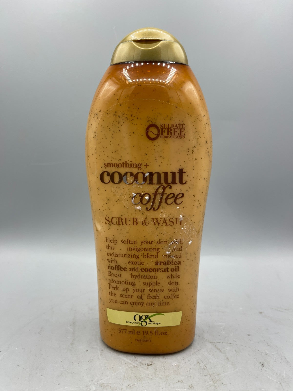 Hydrating Smoothing Coconut Coffee Body Wash - 19.5 fl oz Soft Skin