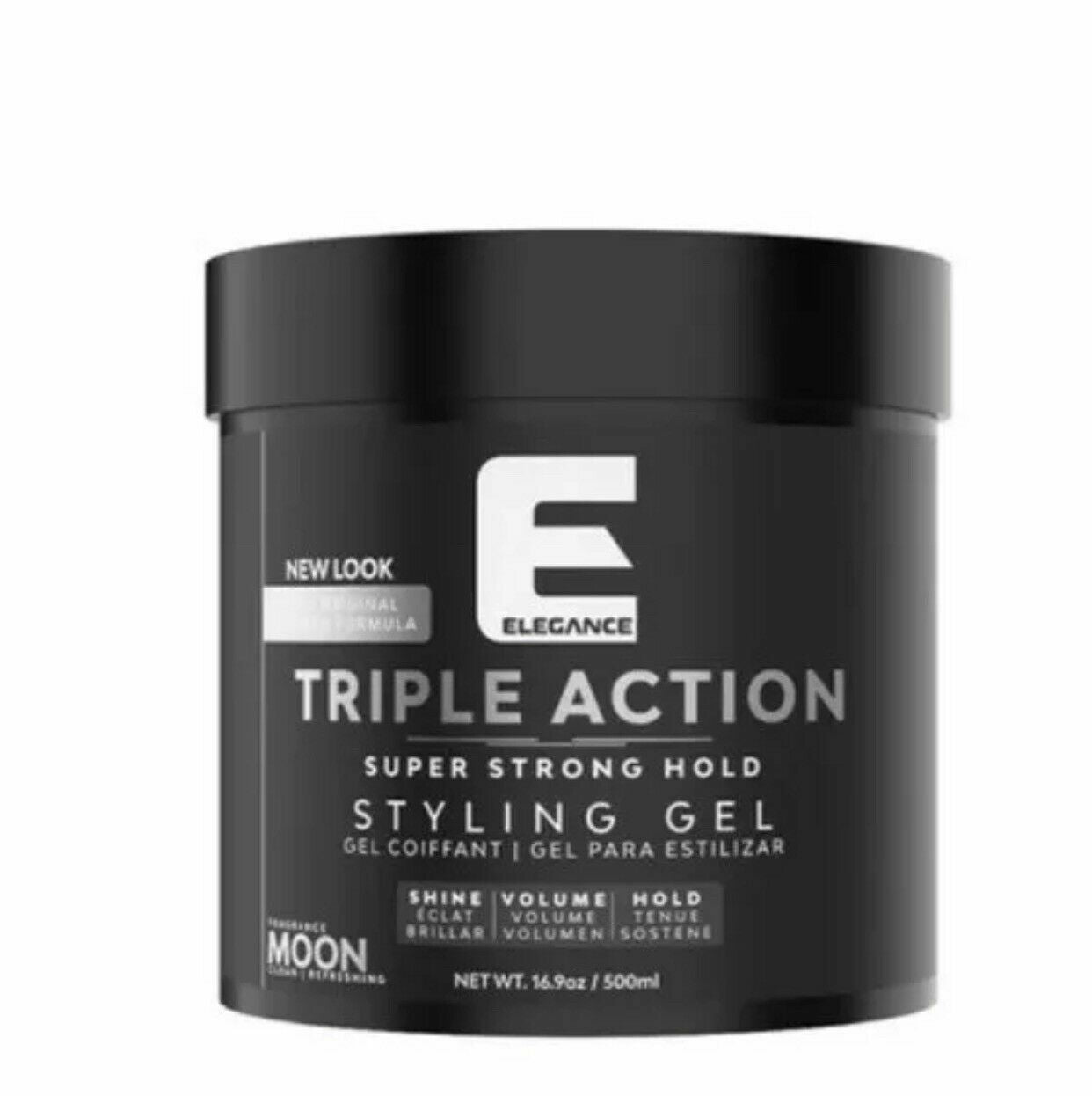 Super Strong Hold Styling Gel 16.9oz - Long-Lasting Shine & Volume