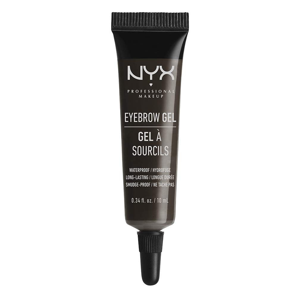 Waterproof Eyebrow Gel for Natural Full Brows - Black, 0.34 oz