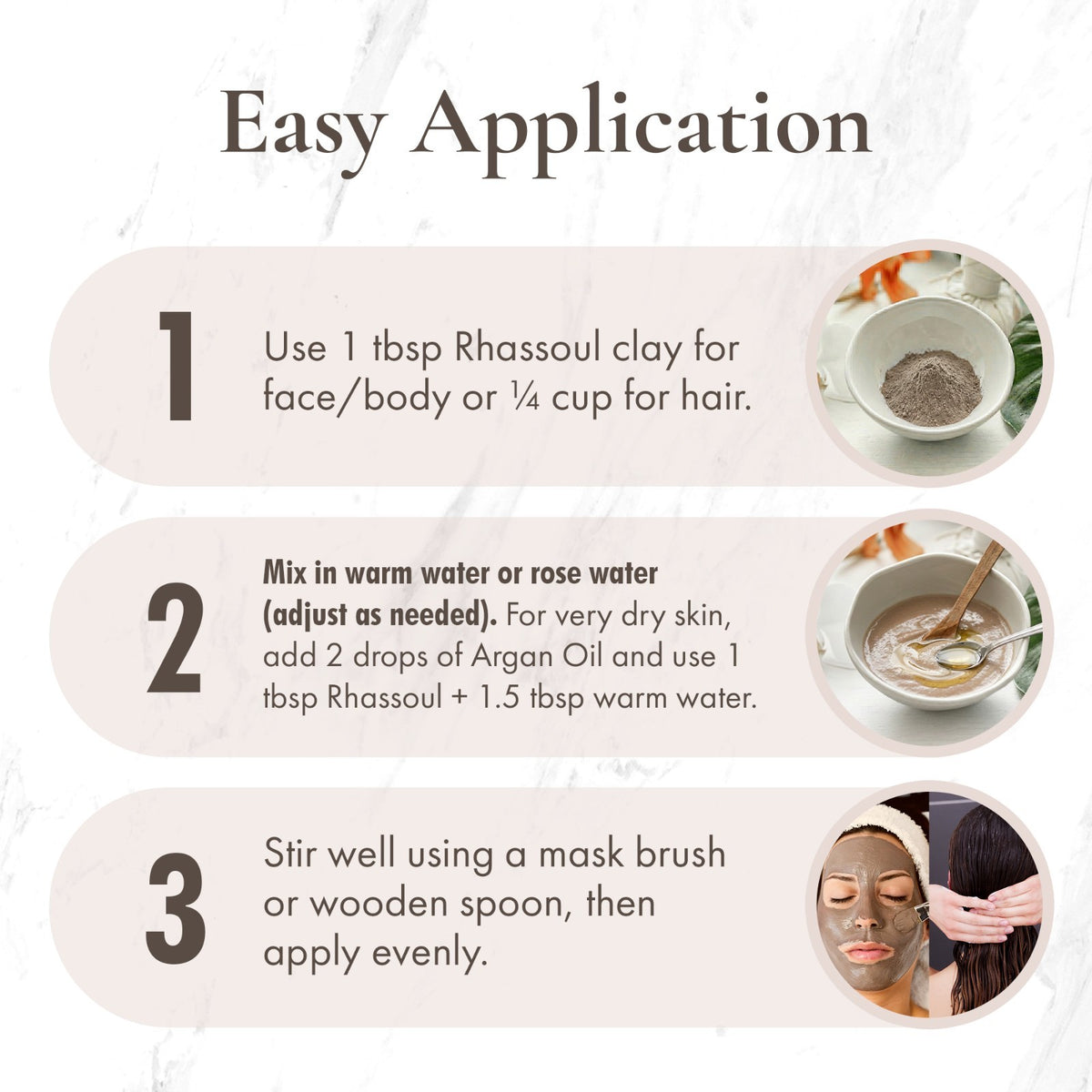 Pink Rose Clay Powder - 100% Pure Natural Face Mask
