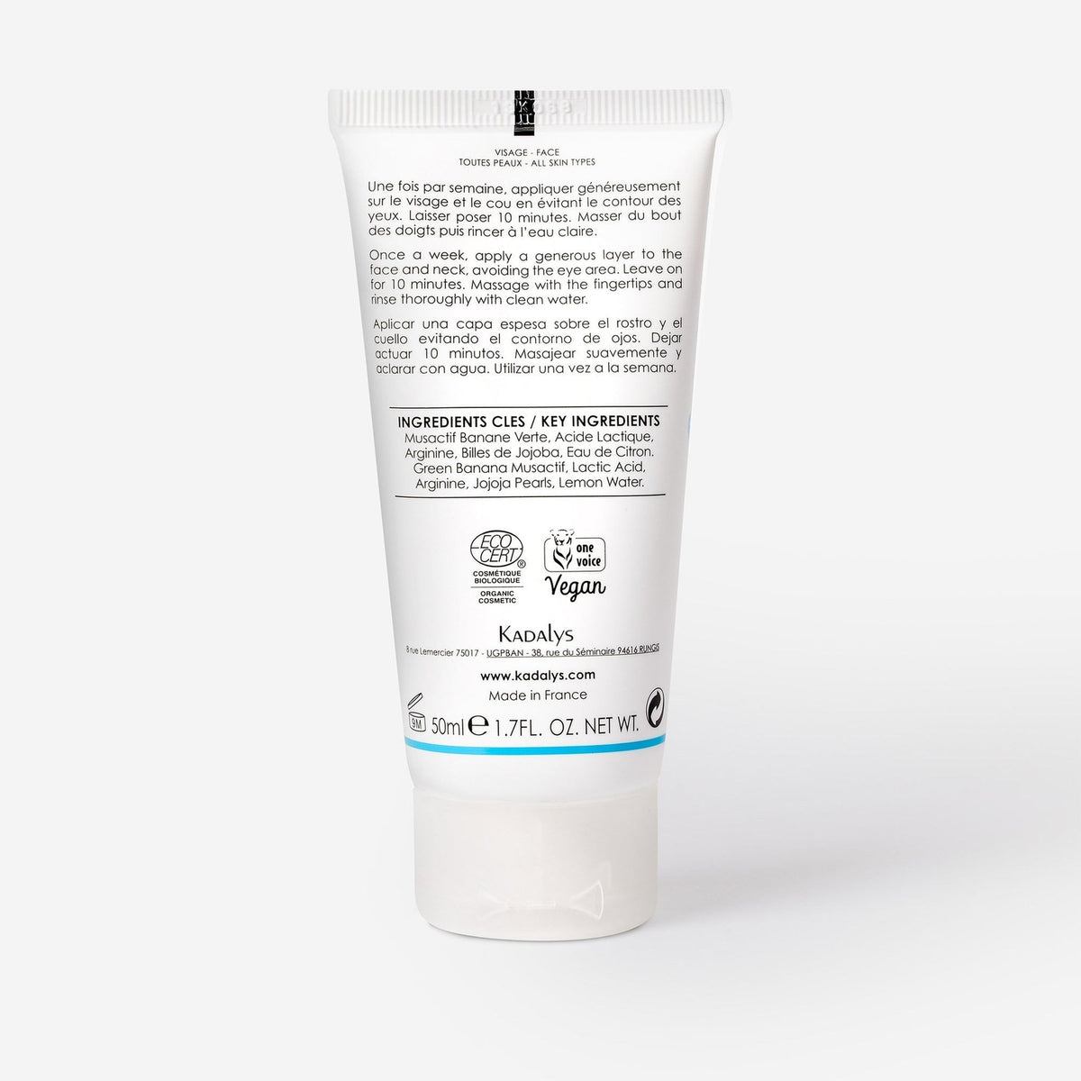 KADALYS Organic Musaclean Peeling Exfoliant 1.7 oz.