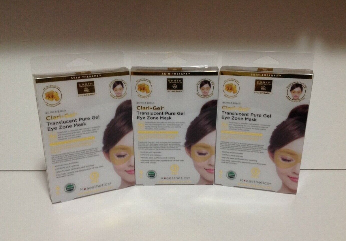 ClariGel Translucent Pure Gel Eye Mask - 3 Pack (9 Masks)