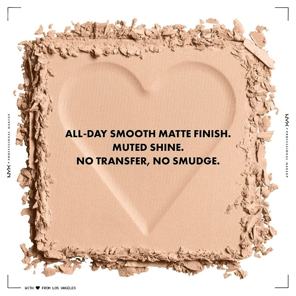 Matte Pressed Face Powder for Oil Control & Shine Minimize - All Shades