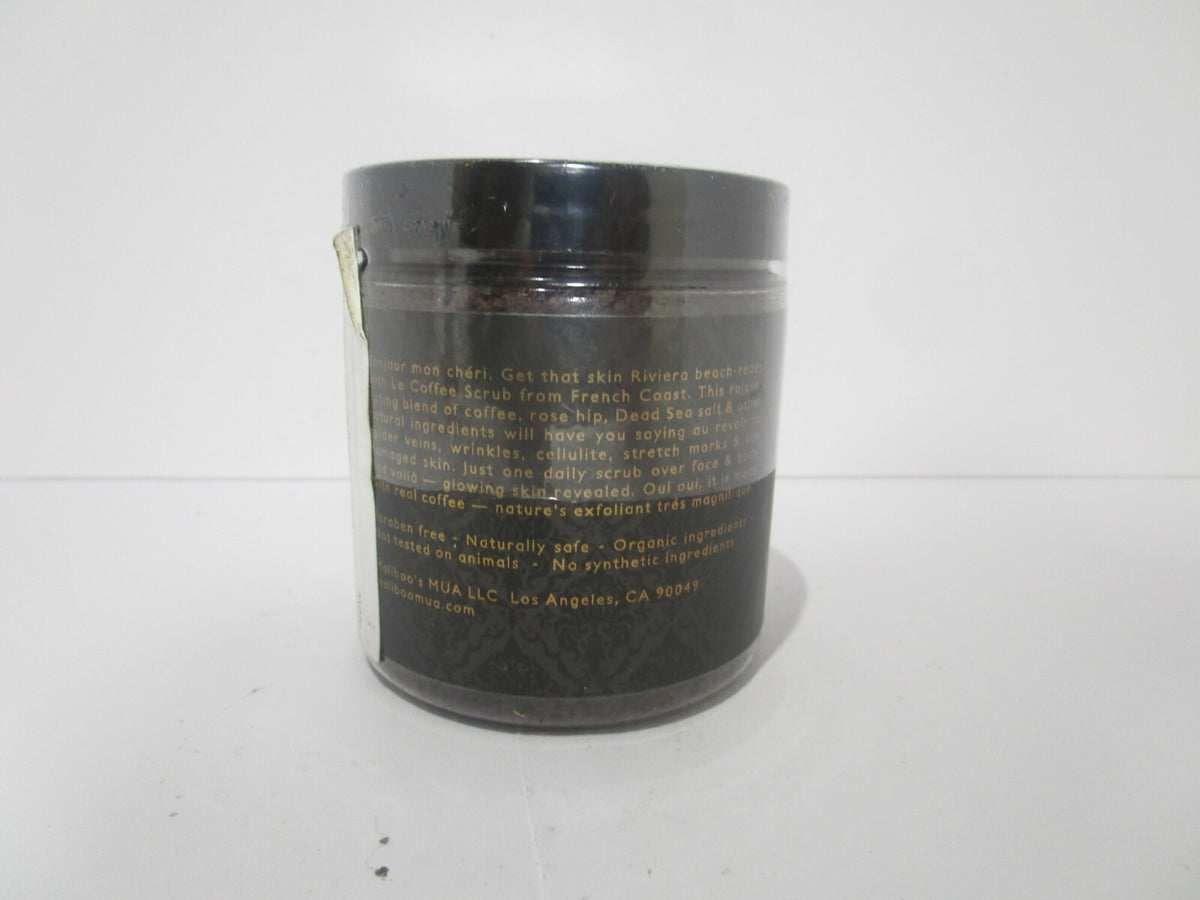 French Coast Le Coffee Scrub Face & Body Organic Soft Smooth Skin