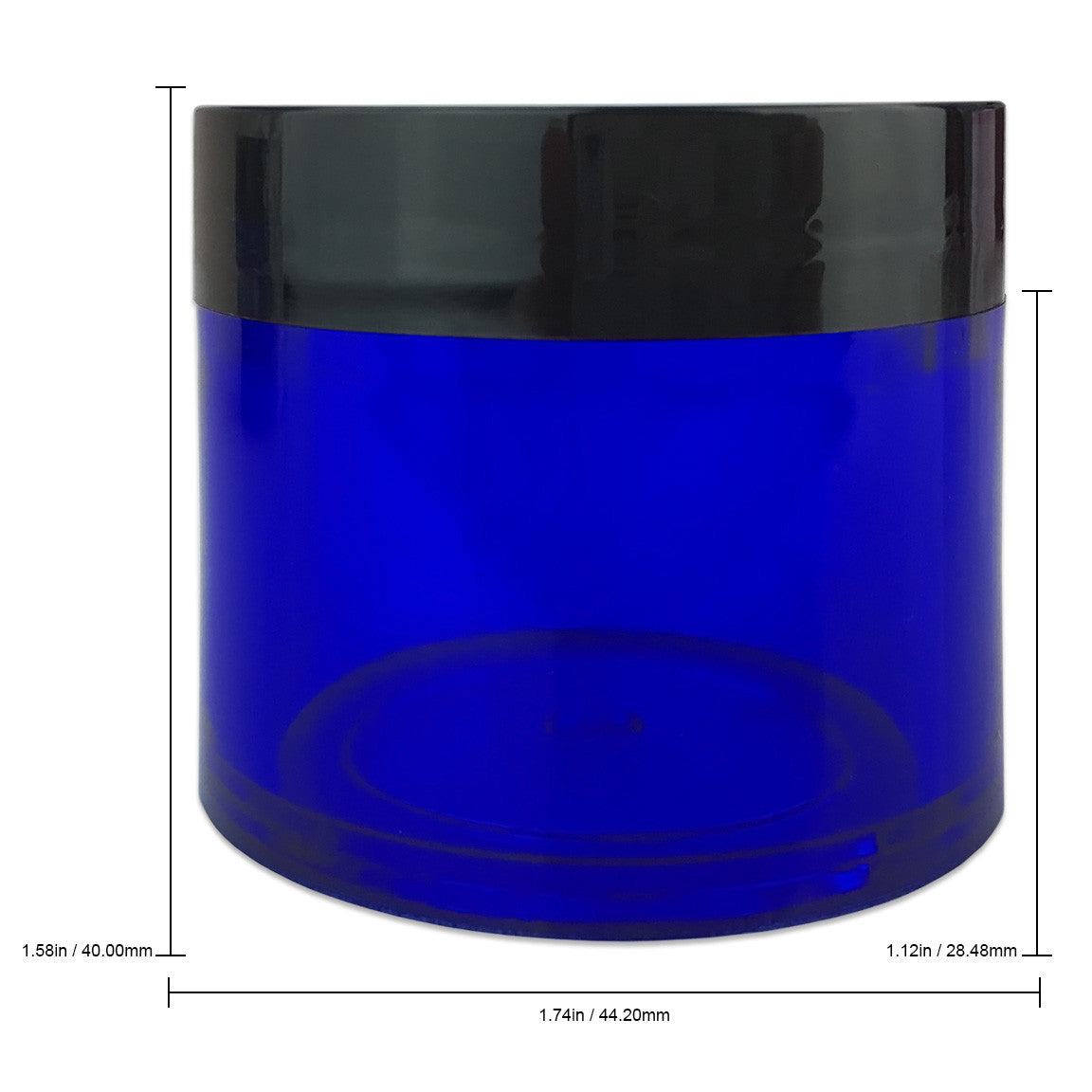 12 Pcs 30g Acrylic Sample Jars BPA Free for Cosmetics, Food & Art Storage