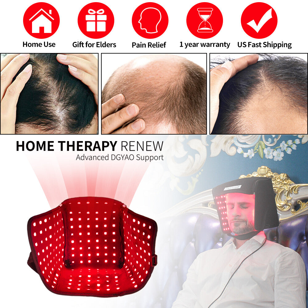 Infrared Red Light Therapy Helmet for Hair Loss & Regrowth