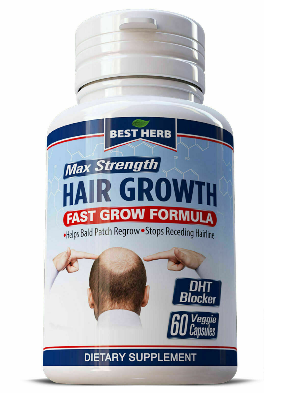Hair Growth Supplement Pills - 120 Capsules Anti-Hair Loss
