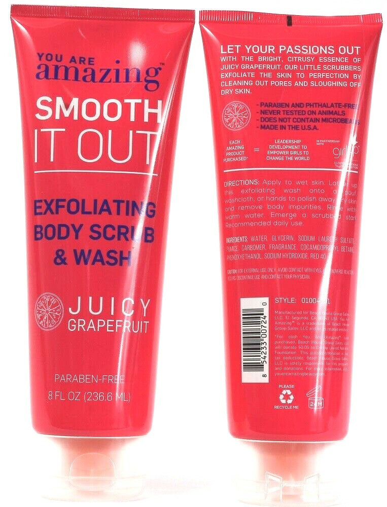 2 Ct Beach House Group You Are Amazing Smooth It Out Juicy Grapefruit