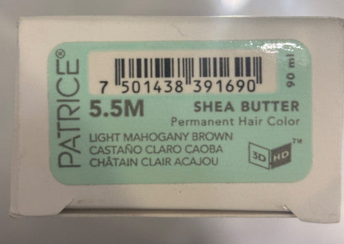 Shea Butter Permanent Hair Color 3oz - Light Mahogany Brown 5.5M