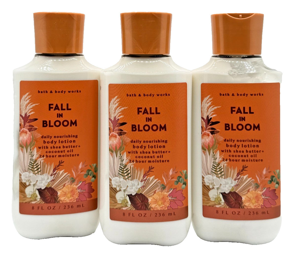 Fall In Bloom Body Lotion, 8 oz - Set of 3