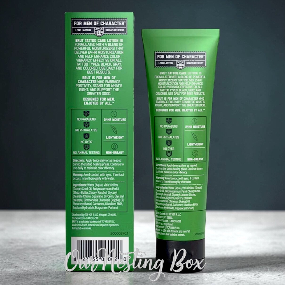 Tattoo Care Lotion Set - Moisturizer & Color Preservation, 3.5oz Each