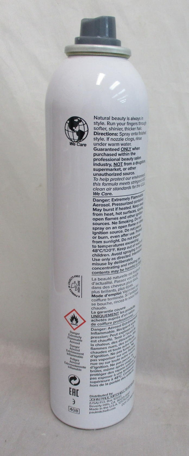 Paul Mitchell Super Clean Light Hold Hair Spray 9.5 oz Salon Grade