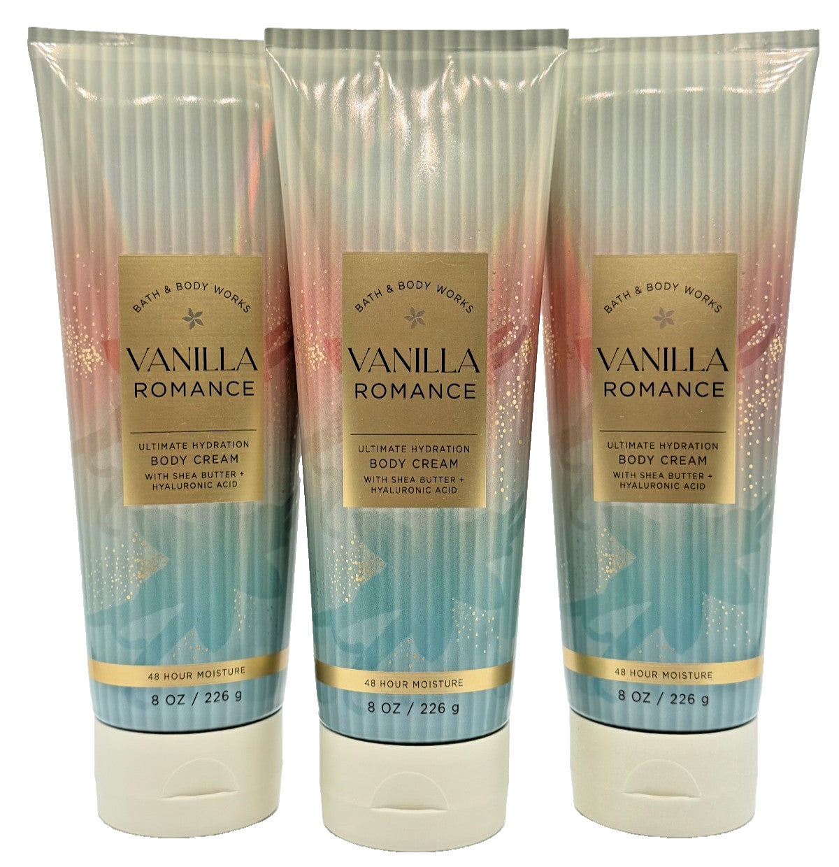 Vanilla Romance Body Cream - 3 Pack, 8 oz Each
