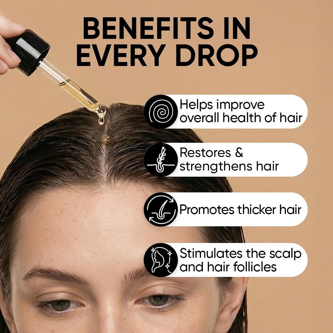 Hair Growth Serum for Women - Natural Regrowth & Thickening, 50ml