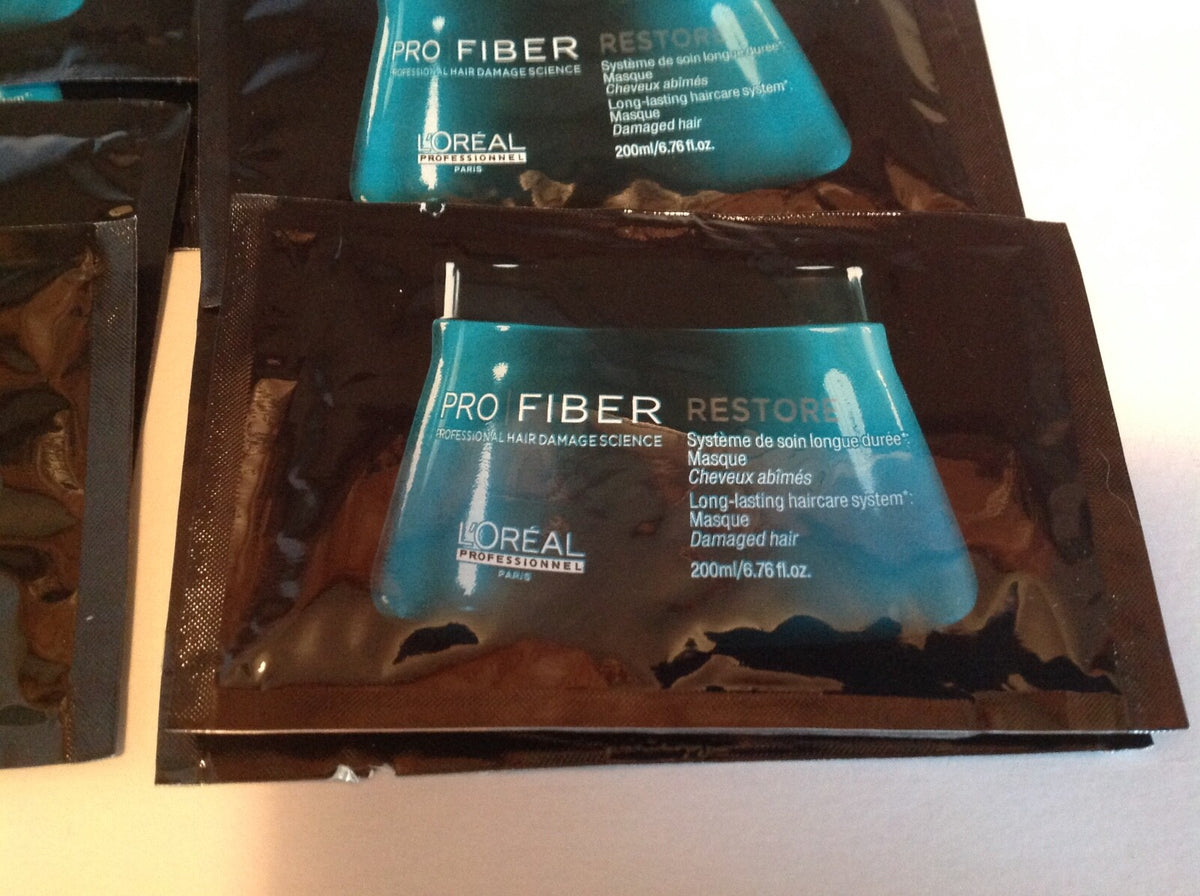 Hair Repair Mask Sample Pack - Restores Shine & Softness, 20 TSA-Friendly Singles