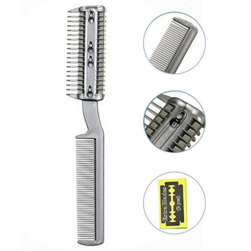 Pet Grooming Razor Comb for Dog and Cat Hair Cutting and Thinning - 2 Pack