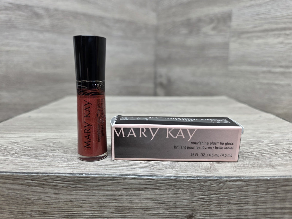 Mary Kay Nourishine Plus Lip Gloss Red Passion Full Size - Lip Makeup