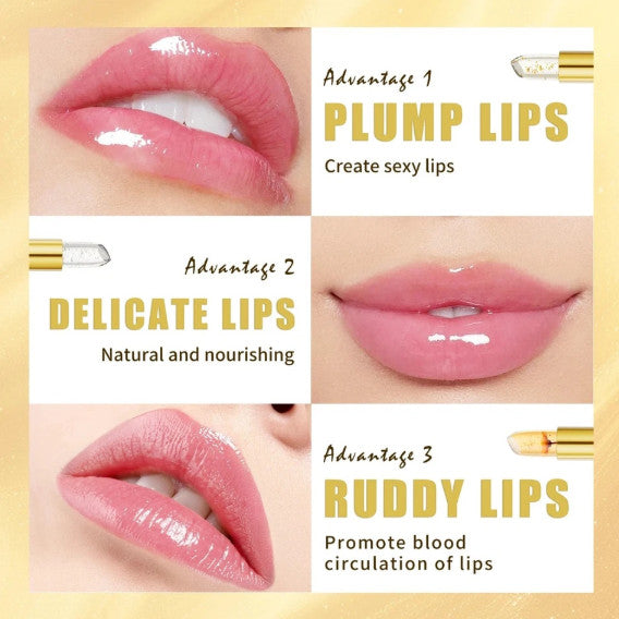 Color Changing Lipstick - Transfer Proof, Crystal Ph Activated Clear Lipstick