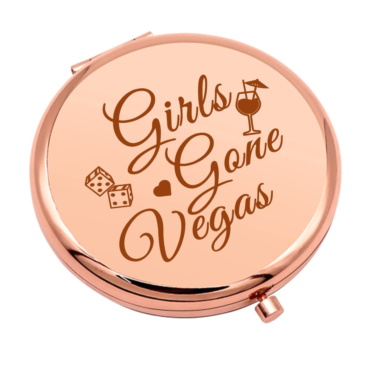 Girls Trip Compact Mirror - Las Vegas Gift for Friends & Sisters